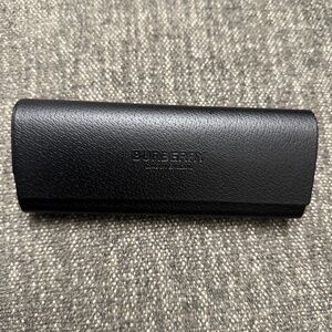 Burberry Black Leather Sunglasses Case